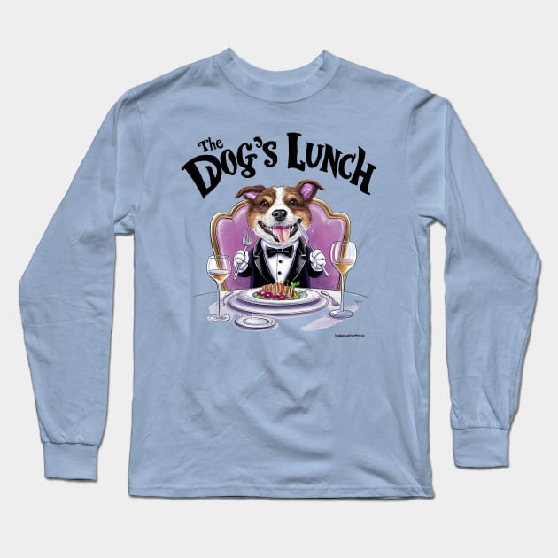 The Dog's Lunch Long Sleeve T-Shirt by Dizgraceland